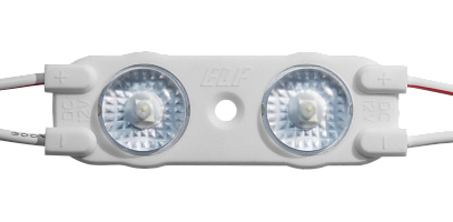 Модуль светодиодный ELF VIVO-2019, 2SMD диод 2835, с линзой, 12В, IP67,  холодный белый