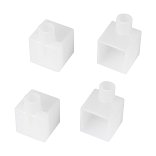 Заглушка WPH-FLEX-1616-90 WHITE с отверстием  (Arlight, Пластик)