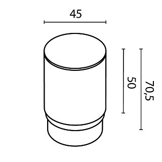 Матовый рассеиватель для Focus Led 5Вт
