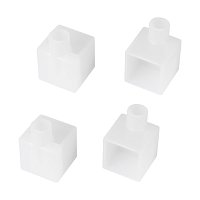 Заглушка WPH-FLEX-1616-90 WHITE с отверстием  (Arlight, Пластик)