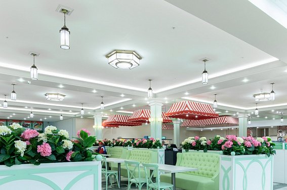 Контурное освещение в ТЦ «Твой Дом»