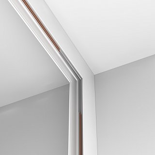 Коннектор внутренний Exility накладной белый