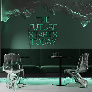 Гибкий неон 10x4 24В 9,6 Вт/м Green IP67 5м