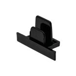 Заглушка для однофазного встраиваемого трека, черная, TR-RC-BL-ECS