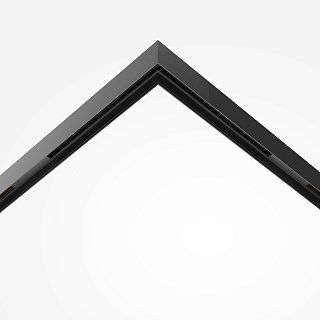 Коннектор питания угловой гибкий 50см Exility черный