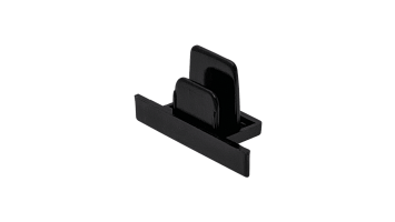 Заглушка для однофазного встраиваемого трека, черная, TR-RC-BL-ECS