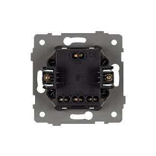 Механизм выключателя трехклавишный непроходной SWT-MK03-PL-WH-V (250V, 10A) (Arlight, -)