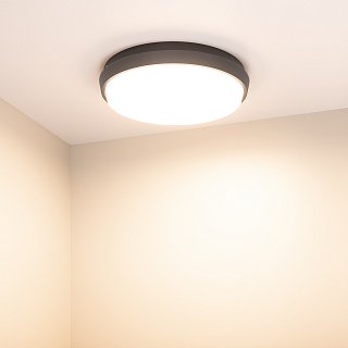 Светильник LGD-GIRO-R240-25W Warm3000 (GR, 110 deg, 230V) (Arlight, IP54 Металл, 3 года)