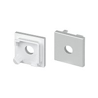 Заглушка SL-KANT-H16-S10 SQUARE с отверстием (Arlight, Пластик)