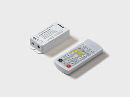 Контроллер CW 2.4G для MIX ленты с пультом, SW-CW-2.4G-16A