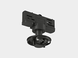 Крепление сменное М2 для светильников VILLY, трековое трехфазное, цвет Черный, VL-M2-3-BL