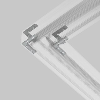 Комплект угловых плоских соединителейдля демпферного шинопровода , 4 шт