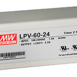 Блок питания Mean Well, герметичный, LPV-60-24, в пластиковом корпусе