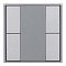 INTELLIGENT ARLIGHT Панель KNX-223-4-GREY (BUS) (IARL, IP20 Металл, 3 года)