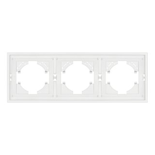 Рамка пластиковая FRM-TENDO-SFPL-3-WH (Arlight, -)