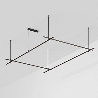 Основание ART-APRIORI-RECTANGLE-ROD-800-3000x2000 (BK) (Arlight, IP20 Металл, 3 года)