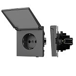 Механизм розетки влагозащищённый SCT-TENDO-MCP-SFPL-GR (230V, 16A) (Arlight, -)