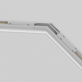 Угол-соединитель 135° Gravity встраиваемый белый