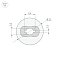 Силиконовый профиль WPH-FLEX-D22-360deg-S8-5m WHITE (Arlight, Силикон)