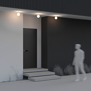 Уличный трековый светильник Luna Elasity IP 3000K 9Вт 180° белый