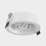 Крепление сменное М7 для светильников MINI VILLY, поворотное встраиваемое углубленное, цвет Белый, MINI-VL-M7-WH