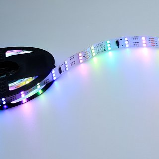 Светодиодная лента SPI-5000 12V RGB (5060, 480 LED x3,1812) (Arlight, Открытый, IP20)