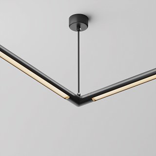 Угловой коннектор для системы Shelf с вводом питания