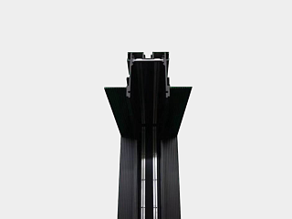 Угловой коннектор настенно-потолочный для серии SY , Черный , SY-601901-RC-CN-2