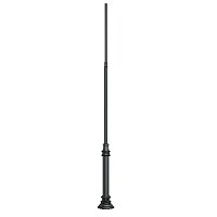 Опора фланцевая OXOR-OT3-DE-D160-L3500 (BK) (Arlight, Сталь)