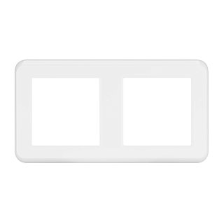 Рамка пластиковая FRM-VERSA-PL-2-WH (Arlight, -)