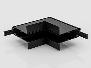 Коннектор угловой внутренний для встраиваемого глубокого шинопровода SY-LINK под шпаклевку, SY-LINK-INT-T2-BL