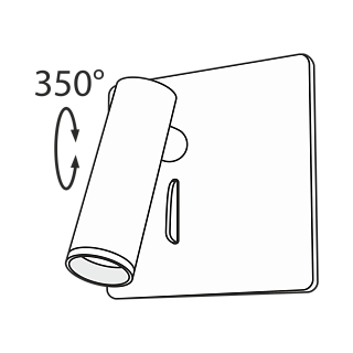 Встраиваемый настенный светильник (бра) Mirax 3000К 3Вт IP 20