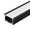 Профиль S2-LINIA69-F-2500 SEAMLESS BLACK (Arlight, Алюминий)