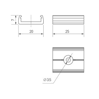 Держатель ARL-MOONLIGHT-1516-CLIP CLEAR (Arlight, Пластик)