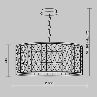 Люстра Gelid E27х4
