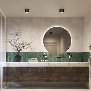 Светильник SP-BISCOTTO-R120-12W Warm3300-MIX (WH, 80 deg, 230V) (Arlight, IP54 Металл, 5 лет)