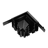 Коннектор угловой MAG-ORIENT-CON-2653-STR-G-L90 (BK) (Arlight, IP20 Металл, 3 года)
