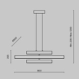 Подвесной светильник Origami 4000K 48Вт