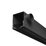 Диффузор с гексагональной сеткой, линейный, для натяжного потолка, черный, КСД тип 1