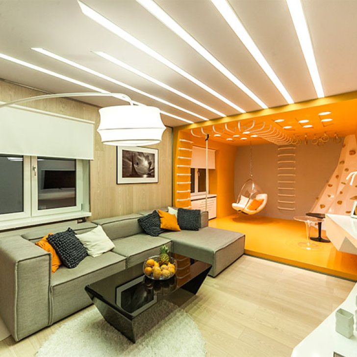 Светодиодное освещение спортивной зоны и зоны отдыха