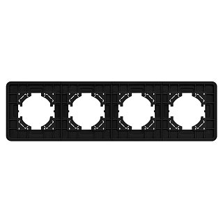 Рамка алюминиевая FRM-AKIRY-SFAL-4-BK (Arlight, -)