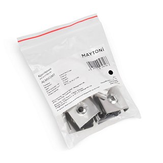 Комплект креплений (для профиля 12×06) 10 шт., ALM005MT