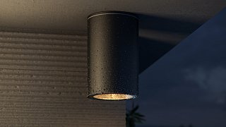 Потолочный светильник Roll GU10х1 50Вт IP 54