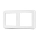 Рамка пластиковая FRM-VERSA-PL-2-WH (Arlight, -)