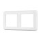 Рамка пластиковая FRM-VERSA-PL-2-WH (Arlight, -)