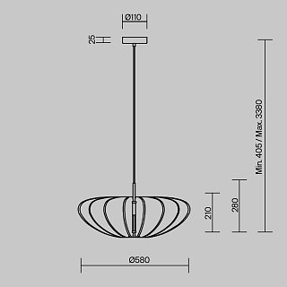 Подвесной светильник Cambio E27х1