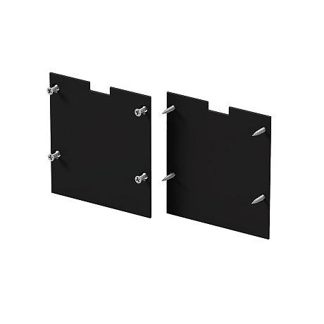 Комплект заглушек (для профиля 50x50) 2 шт., ALM-5050T-B-EC 642047
