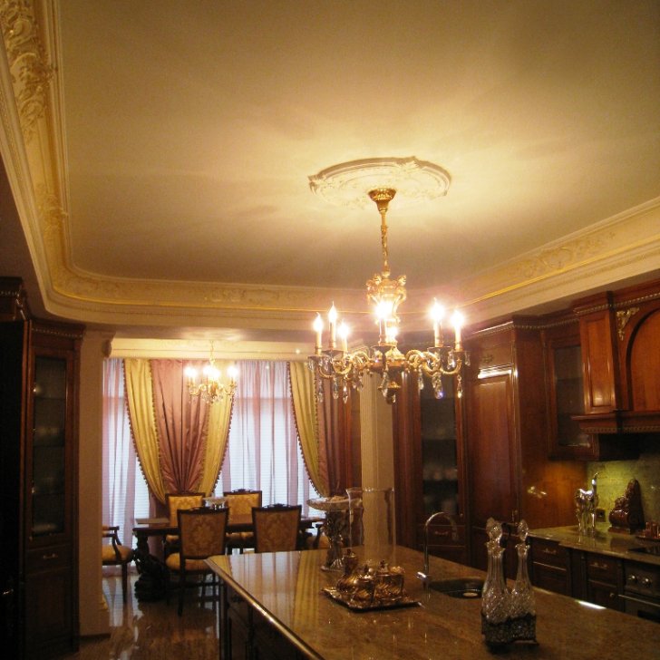 Освещение кухни люстры со светодиодными лампами Arlight и светодиодной лентой Arlight