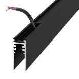 Трек магнитный накладной с проводами серии SY MINI, 48В, Черный , SY-mini-TR-001577-48-2.5