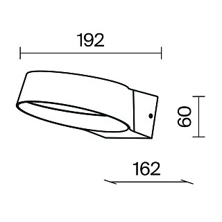 Настенный светильник (бра) Share 3000K 12Вт IP 54